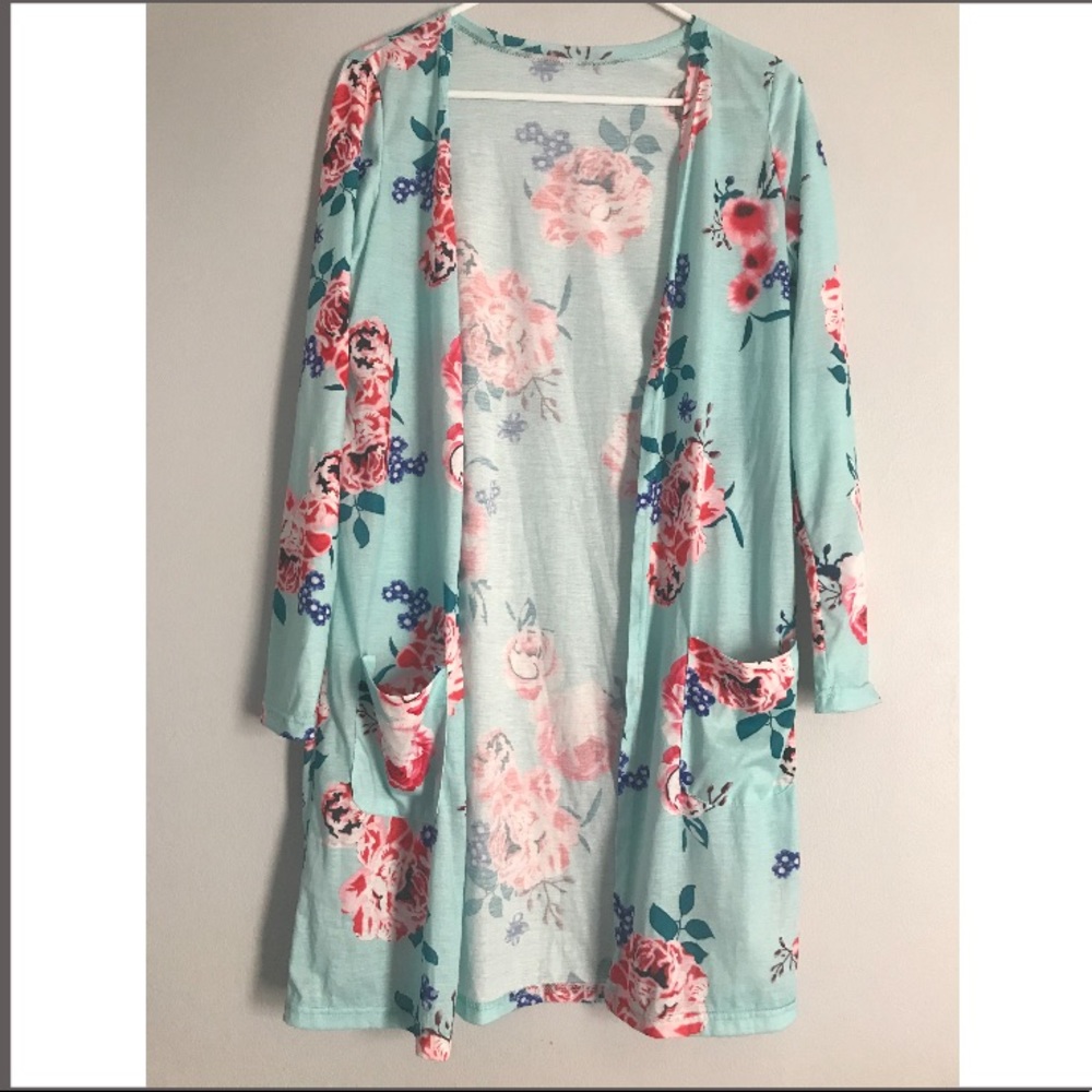 Floral cardigan